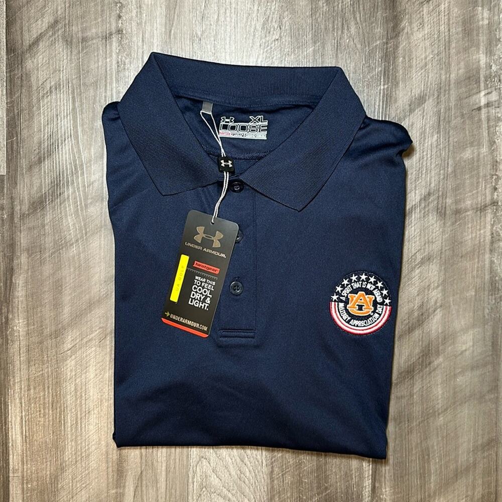Auburn Tigers Under Armour Military Appreciation Day Polo - XL